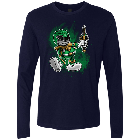 T-Shirts Midnight Navy / Small Green Ranger Artwork Men's Premium Long Sleeve