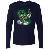 T-Shirts Midnight Navy / Small Green Ranger Artwork Men's Premium Long Sleeve