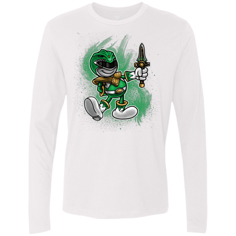 T-Shirts White / Small Green Ranger Artwork Men's Premium Long Sleeve