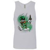 T-Shirts Heather Grey / Small Green Ranger Artwork Men's Premium Tank Top