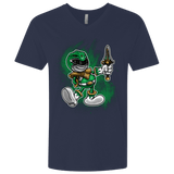 T-Shirts Midnight Navy / X-Small Green Ranger Artwork Men's Premium V-Neck