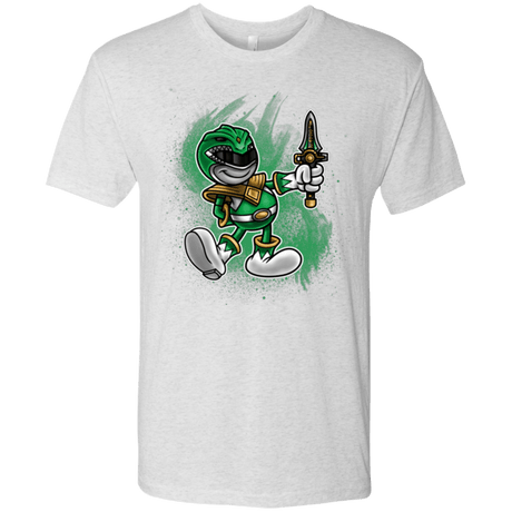 T-Shirts Heather White / Small Green Ranger Artwork Men's Triblend T-Shirt