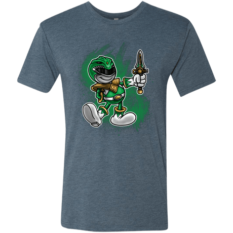 T-Shirts Indigo / Small Green Ranger Artwork Men's Triblend T-Shirt
