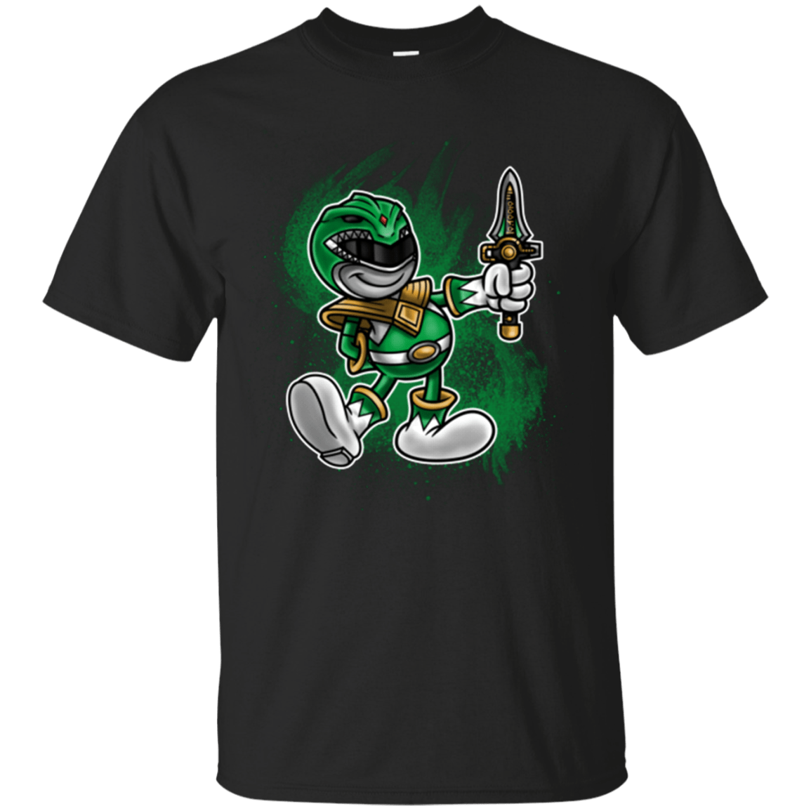 T-Shirts Black / Small Green Ranger Artwork T-Shirt