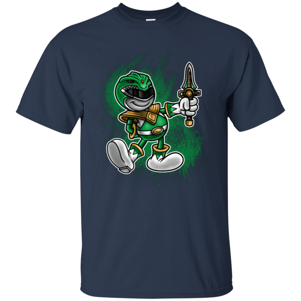 T-Shirts Navy / Small Green Ranger Artwork T-Shirt