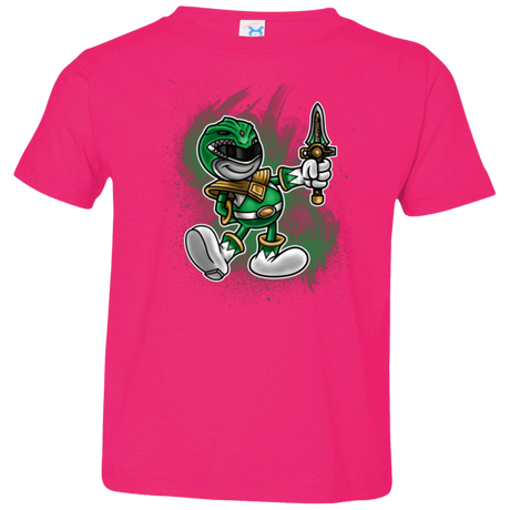 T-Shirts Hot Pink / 2T Green Ranger Artwork Toddler Premium T-Shirt