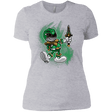 T-Shirts Heather Grey / X-Small Green Ranger Artwork Women's Premium T-Shirt