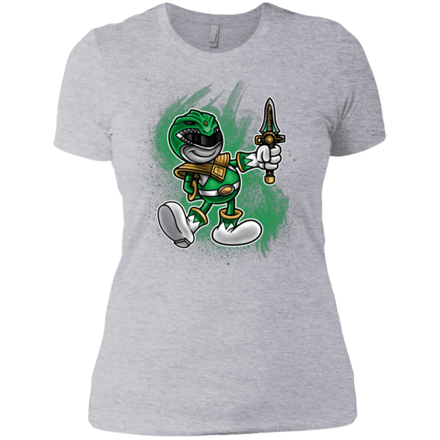 T-Shirts Heather Grey / X-Small Green Ranger Artwork Women's Premium T-Shirt