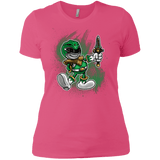 T-Shirts Hot Pink / X-Small Green Ranger Artwork Women's Premium T-Shirt