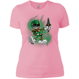 T-Shirts Light Pink / X-Small Green Ranger Artwork Women's Premium T-Shirt