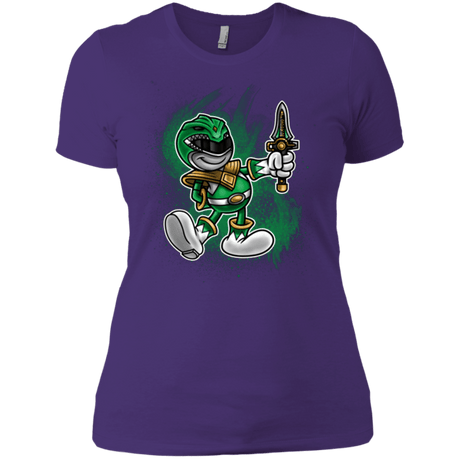 T-Shirts Purple / X-Small Green Ranger Artwork Women's Premium T-Shirt