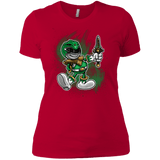 T-Shirts Red / X-Small Green Ranger Artwork Women's Premium T-Shirt