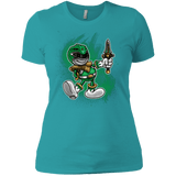 T-Shirts Tahiti Blue / X-Small Green Ranger Artwork Women's Premium T-Shirt