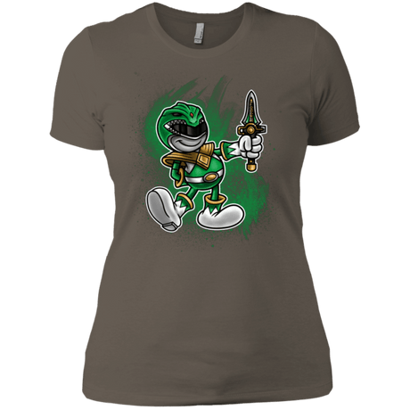 T-Shirts Warm Grey / X-Small Green Ranger Artwork Women's Premium T-Shirt