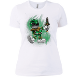T-Shirts White / X-Small Green Ranger Artwork Women's Premium T-Shirt
