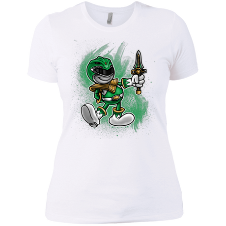 T-Shirts White / X-Small Green Ranger Artwork Women's Premium T-Shirt