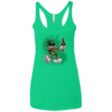 T-Shirts Envy / X-Small Green Ranger Artwork Women's Triblend Racerback Tank
