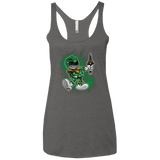 T-Shirts Premium Heather / X-Small Green Ranger Artwork Women's Triblend Racerback Tank