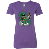 T-Shirts Purple Rush / Small Green Ranger Artwork Women's Triblend T-Shirt