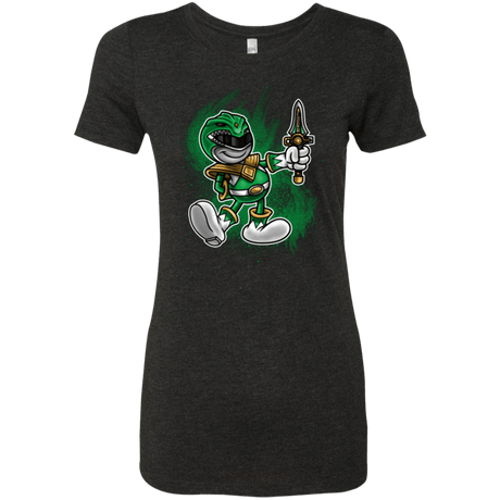 T-Shirts Vintage Black / Small Green Ranger Artwork Women's Triblend T-Shirt