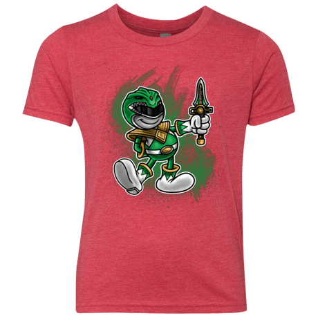 T-Shirts Vintage Red / YXS Green Ranger Artwork Youth Triblend T-Shirt