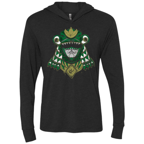 T-Shirts Vintage Black / X-Small Green Shogun Ranger Triblend Long Sleeve Hoodie Tee