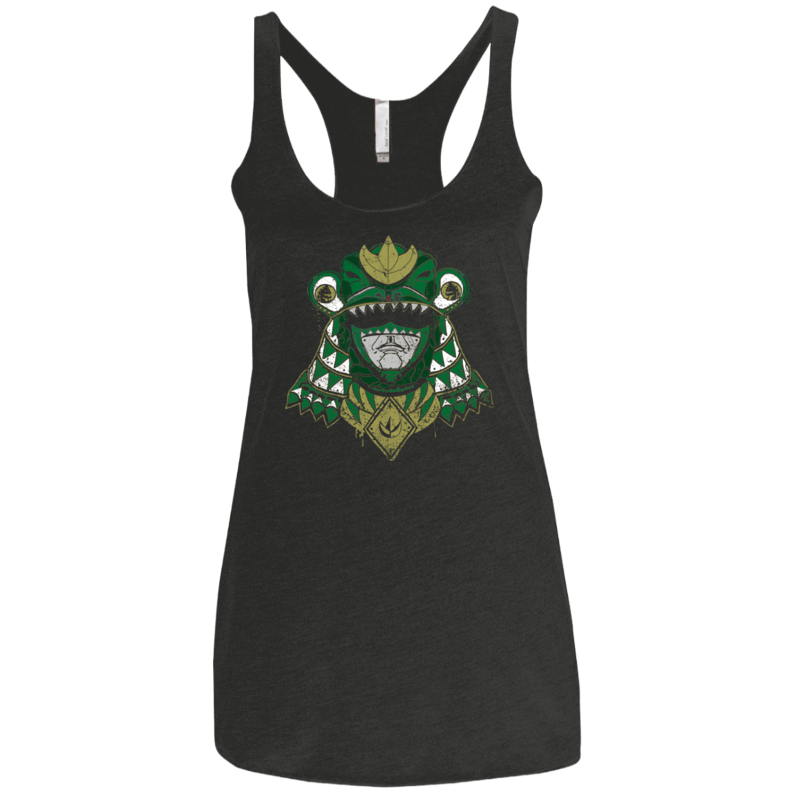 T-Shirts Vintage Black / X-Small Green Shogun Ranger Women's Triblend Racerback Tank