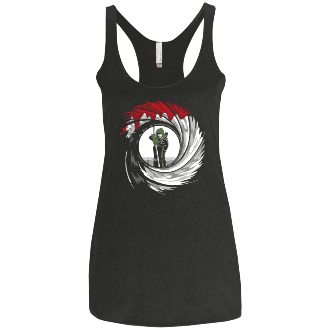 Green Shot Women's Triblend Racerback Tank