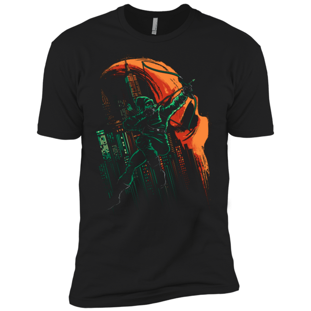 T-Shirts Black / YXS Green Vigilance Boys Premium T-Shirt