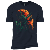 T-Shirts Midnight Navy / YXS Green Vigilance Boys Premium T-Shirt