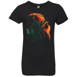 T-Shirts Black / YXS Green Vigilance Girls Premium T-Shirt