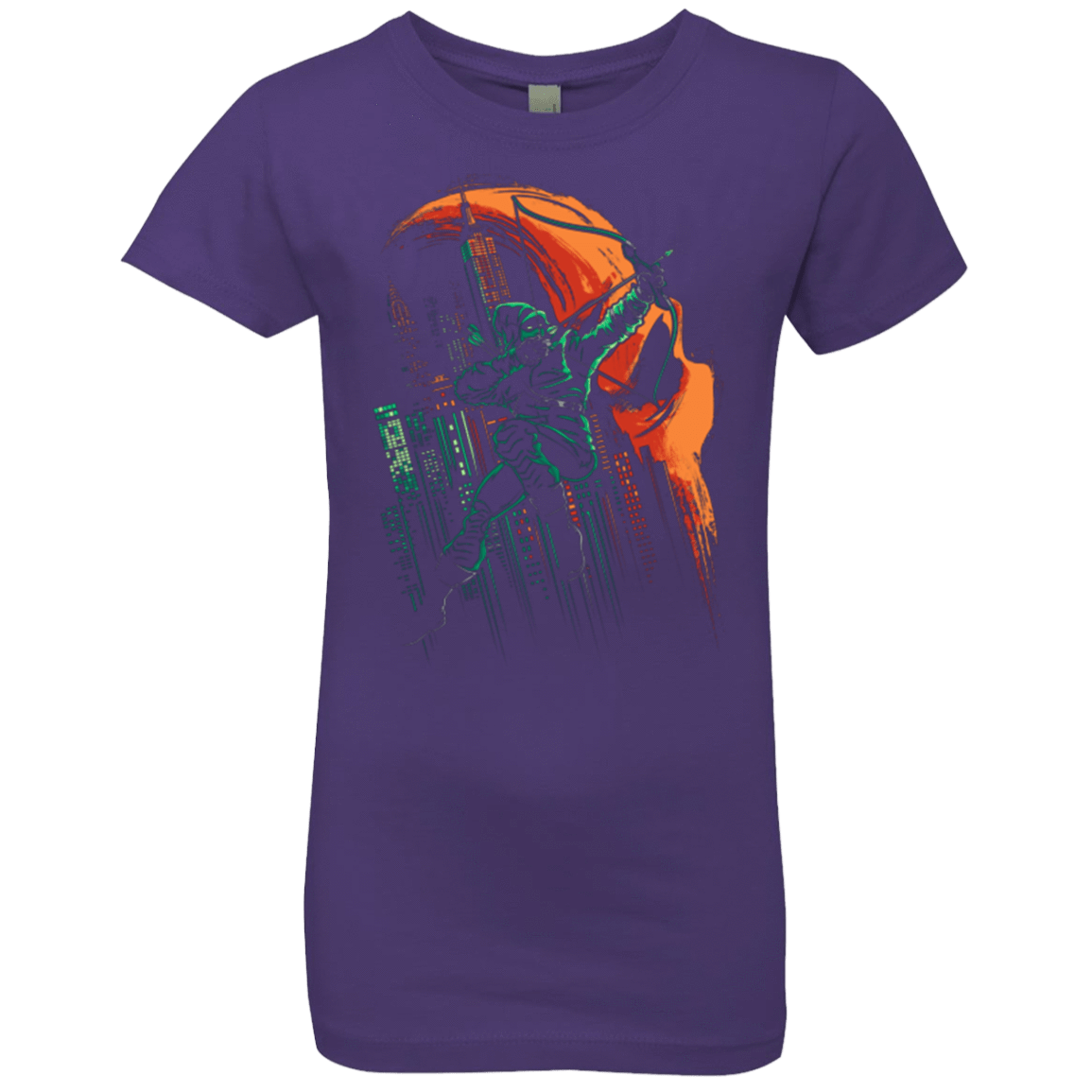 T-Shirts Purple Rush / YXS Green Vigilance Girls Premium T-Shirt