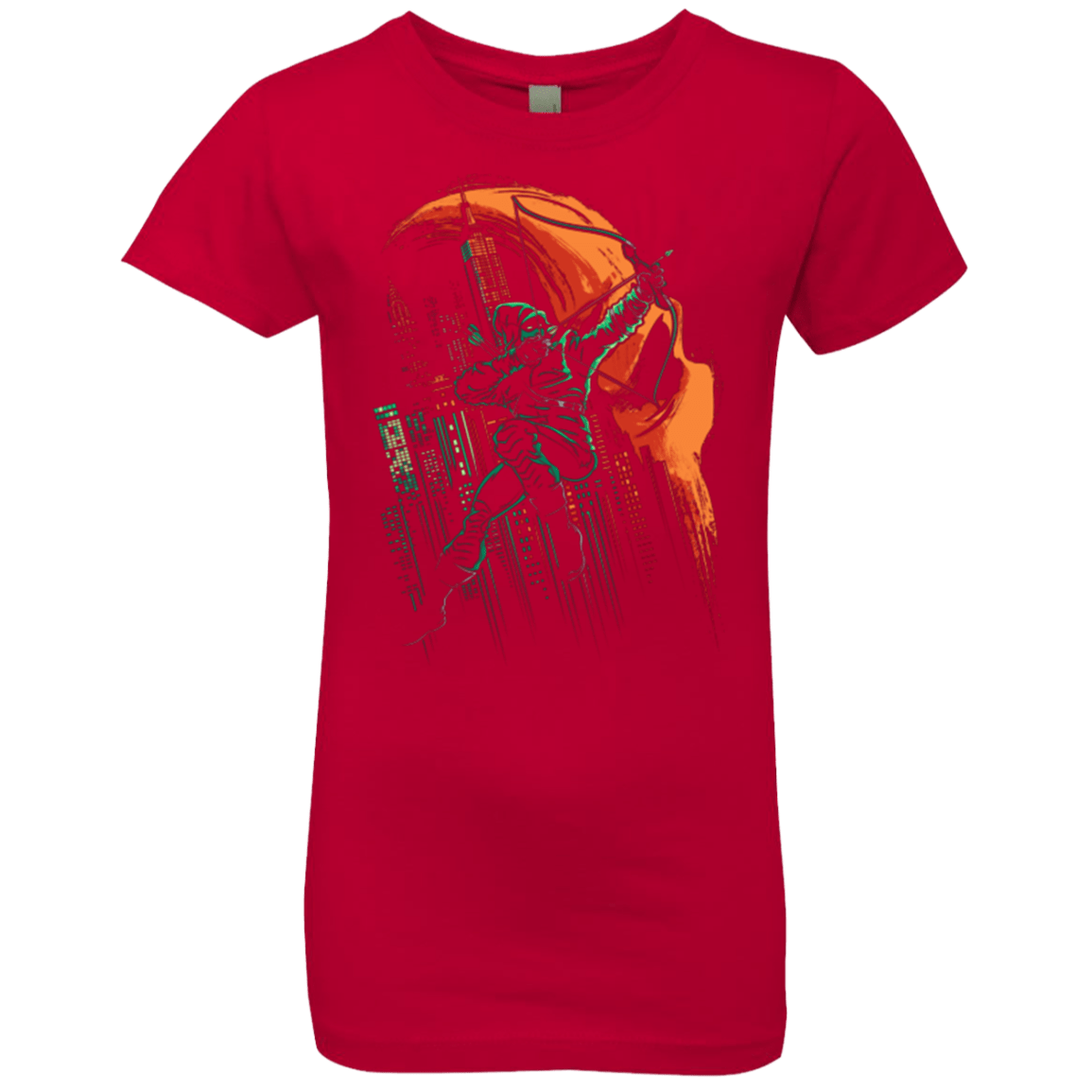 T-Shirts Red / YXS Green Vigilance Girls Premium T-Shirt