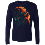 T-Shirts Midnight Navy / Small Green Vigilance Men's Premium Long Sleeve