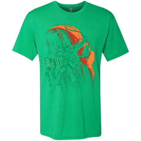 T-Shirts Envy / Small Green Vigilance Men's Triblend T-Shirt