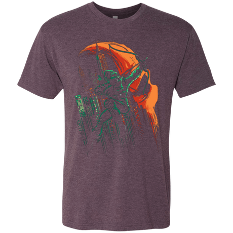 T-Shirts Vintage Purple / Small Green Vigilance Men's Triblend T-Shirt