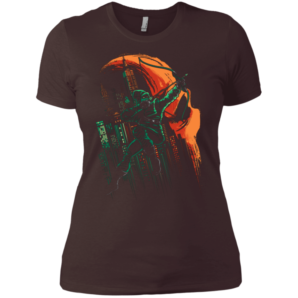 T-Shirts Dark Chocolate / X-Small Green Vigilance Women's Premium T-Shirt