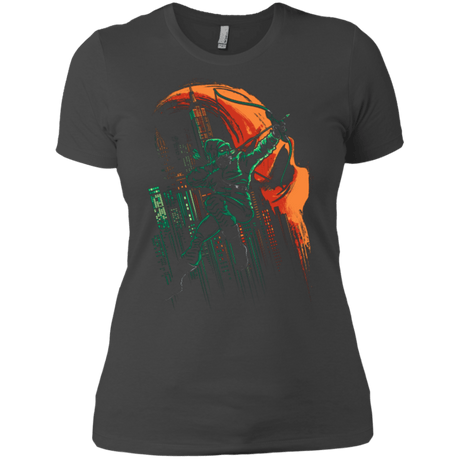 T-Shirts Heavy Metal / X-Small Green Vigilance Women's Premium T-Shirt