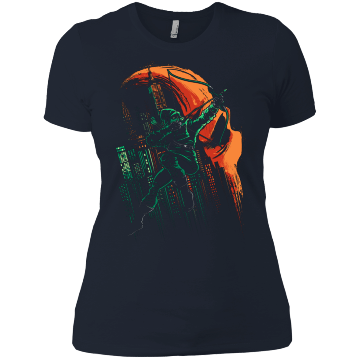 T-Shirts Midnight Navy / X-Small Green Vigilance Women's Premium T-Shirt