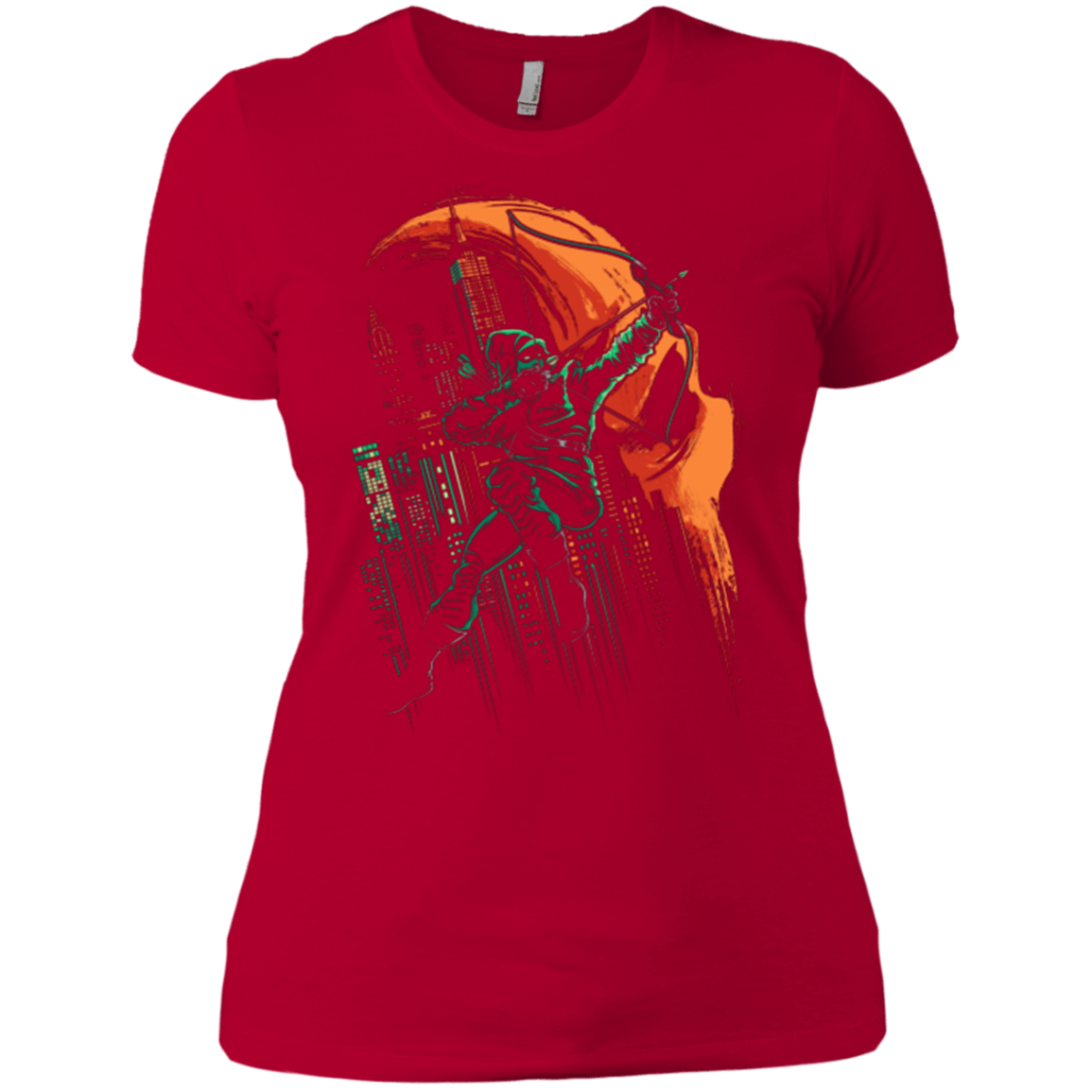 T-Shirts Red / X-Small Green Vigilance Women's Premium T-Shirt