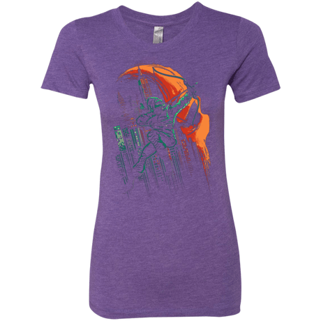 T-Shirts Purple Rush / Small Green Vigilance Women's Triblend T-Shirt