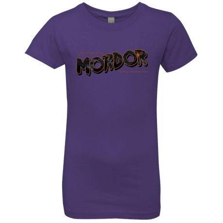 T-Shirts Purple Rush / YXS Greetings From Mordor Girls Premium T-Shirt