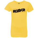 T-Shirts Vibrant Yellow / YXS Greetings From Mordor Girls Premium T-Shirt