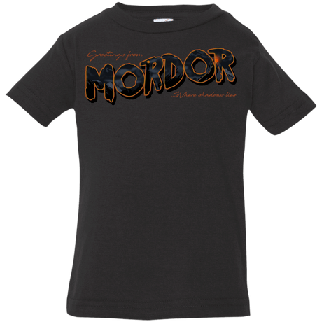 T-Shirts Black / 6 Months Greetings From Mordor Infant Premium T-Shirt