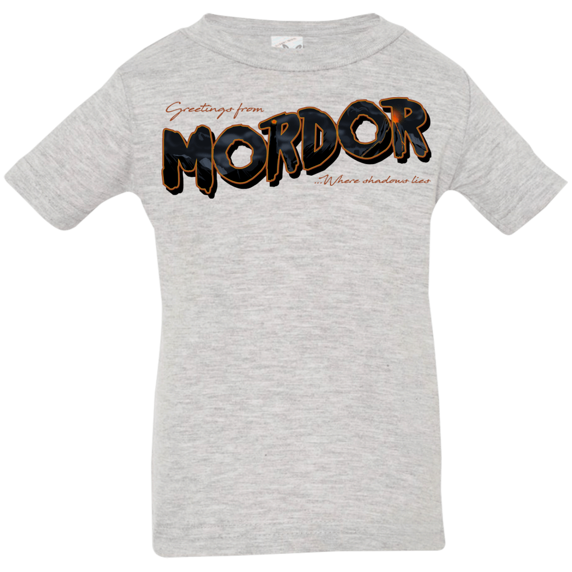 T-Shirts Heather Grey / 6 Months Greetings From Mordor Infant Premium T-Shirt