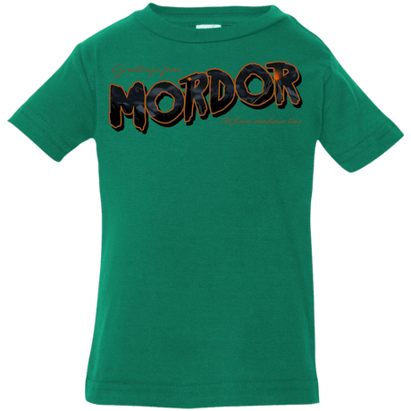 T-Shirts Kelly / 6 Months Greetings From Mordor Infant Premium T-Shirt