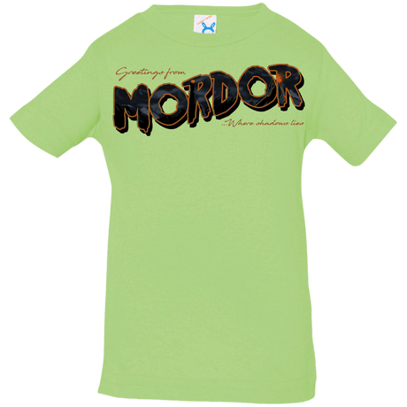 T-Shirts Key Lime / 6 Months Greetings From Mordor Infant Premium T-Shirt
