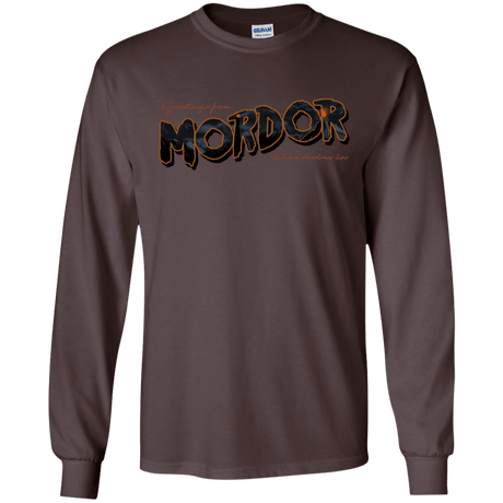 T-Shirts Greetings From Mordor Men's Long Sleeve T-Shirt