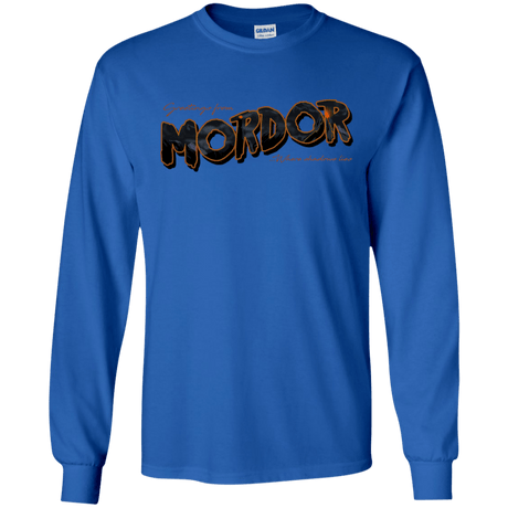 T-Shirts Royal / S Greetings From Mordor Men's Long Sleeve T-Shirt