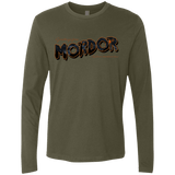 T-Shirts Military Green / S Greetings From Mordor Men's Premium Long Sleeve